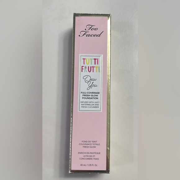 Too Faced Dew You Foundation in shade Butterscotch NIB - Picture 3 of 4